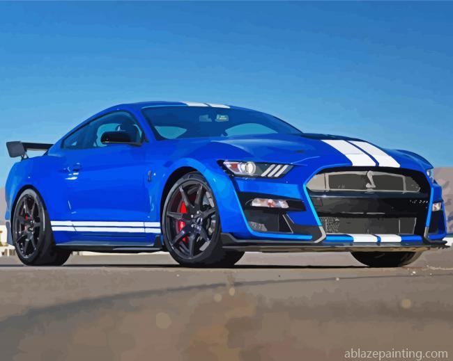Blue Shelby Mustang Paint By Numbers.jpg