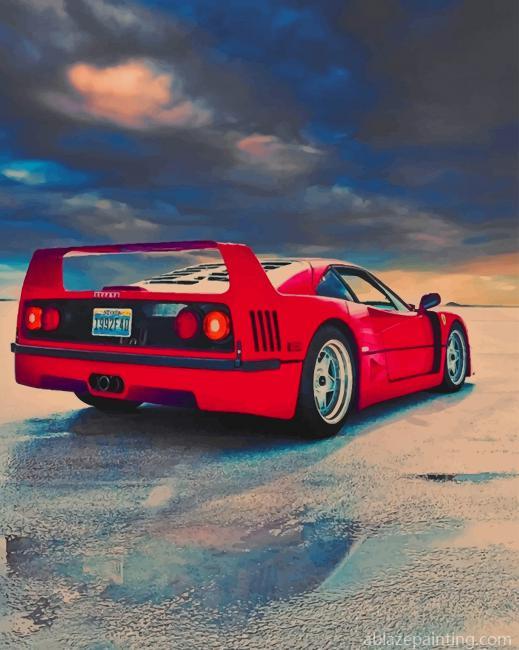Red Ferrari F40 New Paint By Numbers.jpg