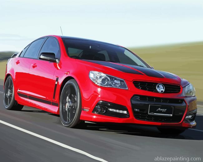 Aesthetic Red Holden Commodore Paint By Numbers.jpg