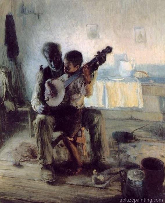 The Banjo Lesson By Henry Ossawa Tanner People Paint By Numbers.jpg