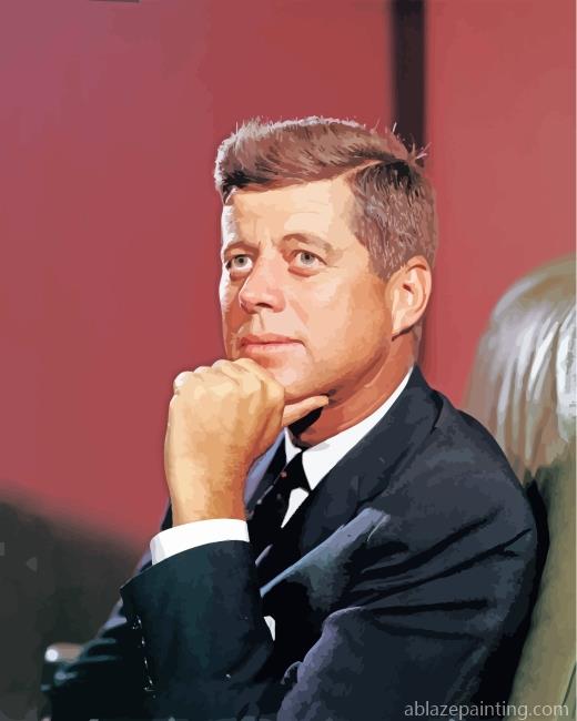 John F Kennedy President Paint By Numbers.jpg