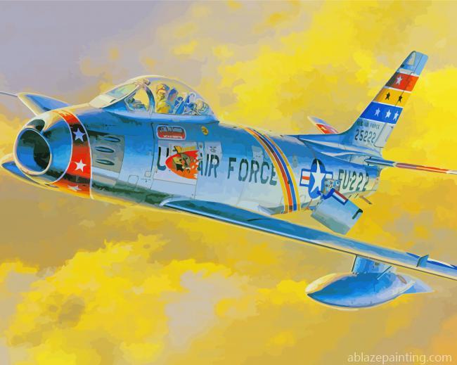 F86 Sabra Airplane Paint By Numbers.jpg