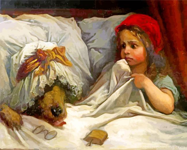 Little Red Riding Gustave Hood Paint By Numbers.jpg