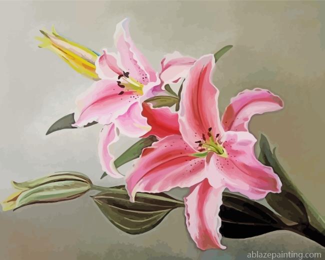 Pink Lilies Paint By Numbers.jpg