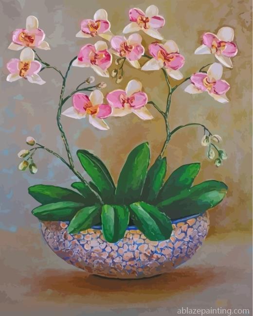 White Orchid Flowers Paint By Numbers.jpg