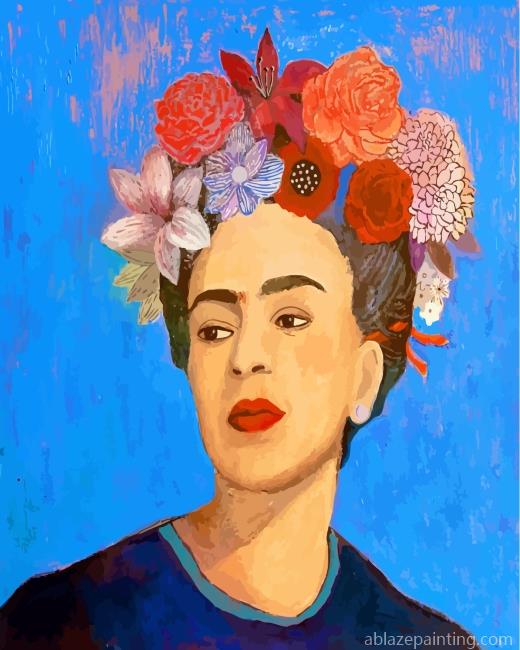 Frida Kahlo And Flowers Paint By Numbers.jpg