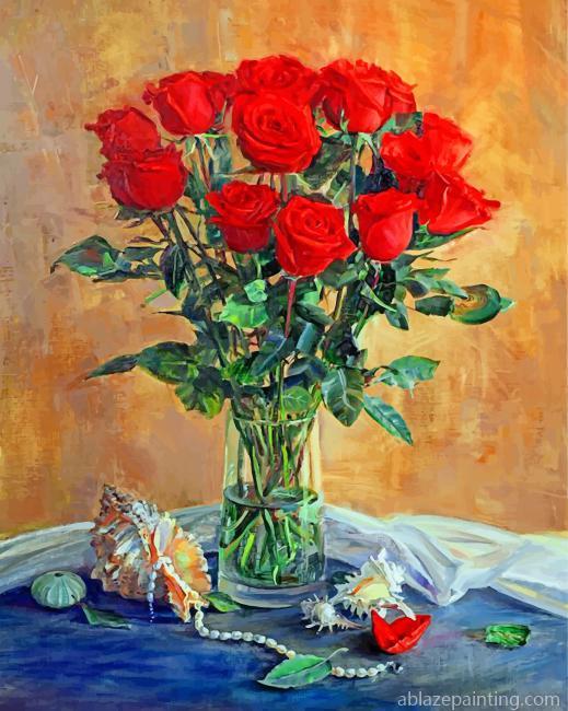 Red Roses Bouquet Paint By Numbers.jpg