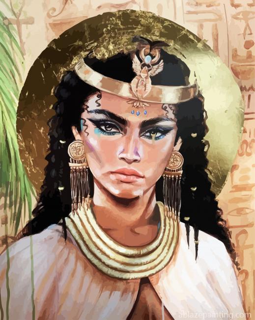 Cleopatra With Accessories Paint By Numbers.jpg
