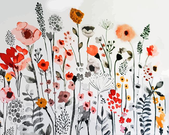 Wall Painted Flowers Paint By Numbers.jpg