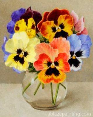 Pansy Flowers Vase Paint By Numbers.jpg