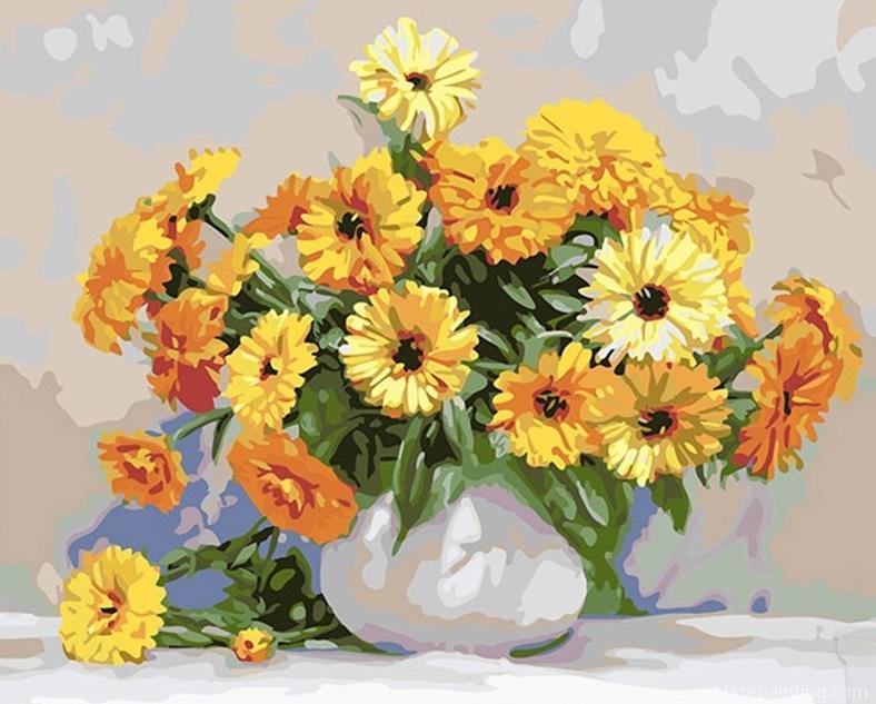 Yellow Flowers Vase Paint By Numbers.jpg