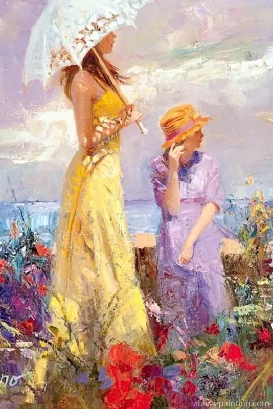 Women On The Beach People Paint By Numbers.jpg