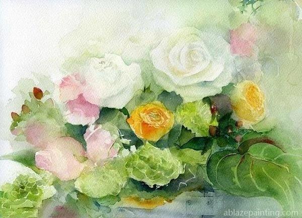 Green Garden Roses Flowers Paint By Numbers.jpg