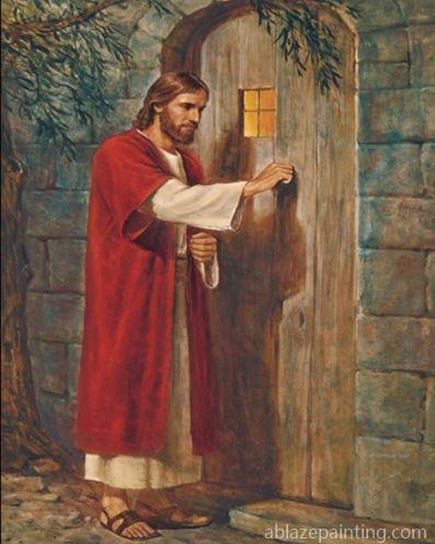 Jesus Knocked At The Door People Paint By Numbers.jpg