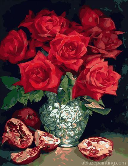 Pomegranate And Roses Paint By Numbers.jpg