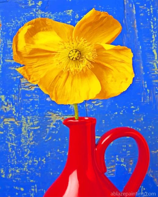 Aesthetic Yellow Flower Paint By Numbers.jpg