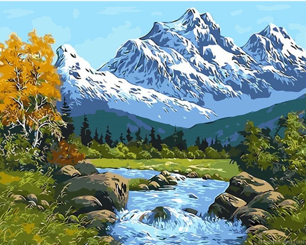 Everest Mountain Landscape Paint By Numbers.jpg