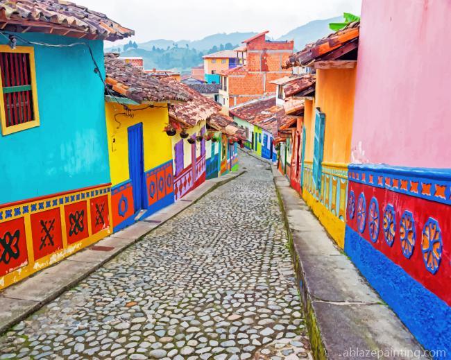 Colombia Traditional Houses Paint By Numbers.jpg