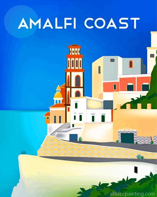 Amalfi Coast Illustration Paint By Numbers.jpg