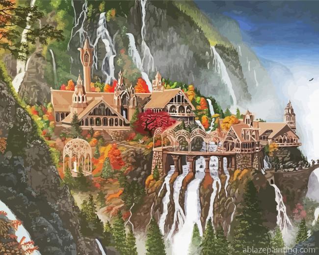 Fantasy Rivendell Art Paint By Numbers.jpg