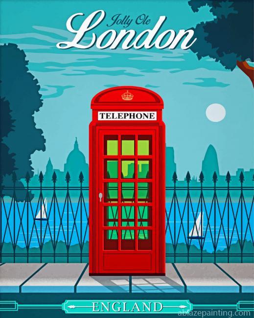 London Telephone Illustration Paint By Numbers.jpg