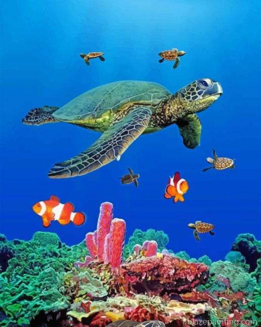 Sea Turtles Paint By Numbers.jpg