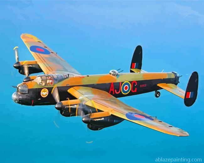 Lancaster Aircraft Paint By Numbers.jpg