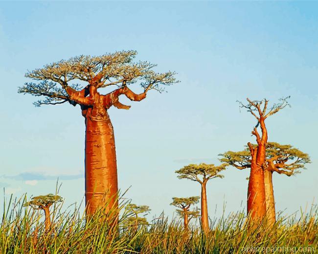 Alley Of The Baobabs Madagascar Paint By Numbers.jpg