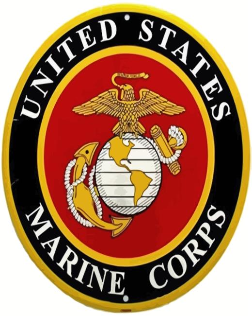 United States Marine Corp Logo Paint By Numbers.jpg