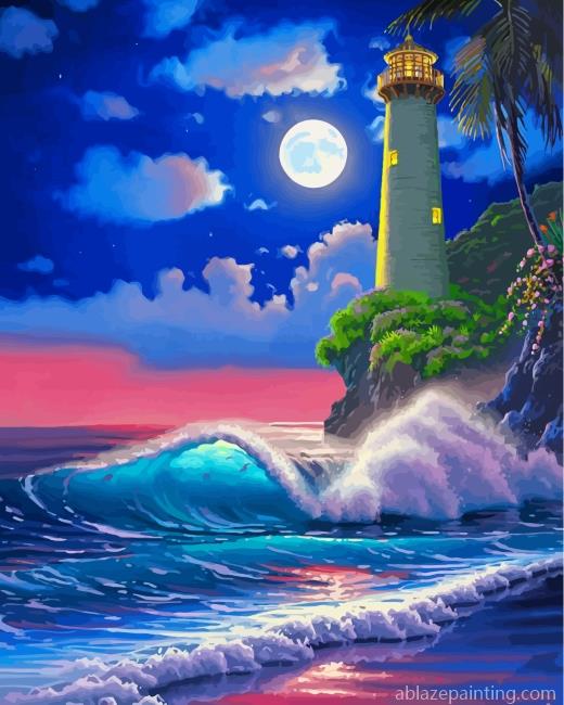 Night Lighthouse Paint By Numbers.jpg