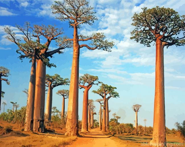 Alley Of The Baobabs Paint By Numbers.jpg