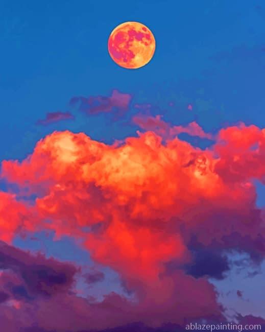Aesthetic Moon With Clouds New Paint By Numbers.jpg