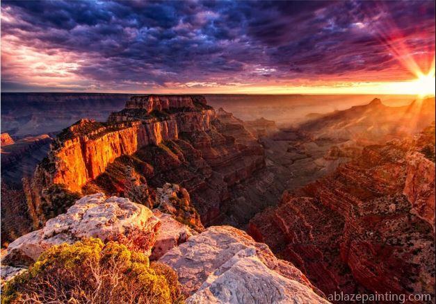 Sunset Over Grand Canyon Paint By Numbers.jpg