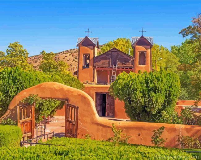 Santuario De Chimayo New Mexico Paint By Numbers.jpg