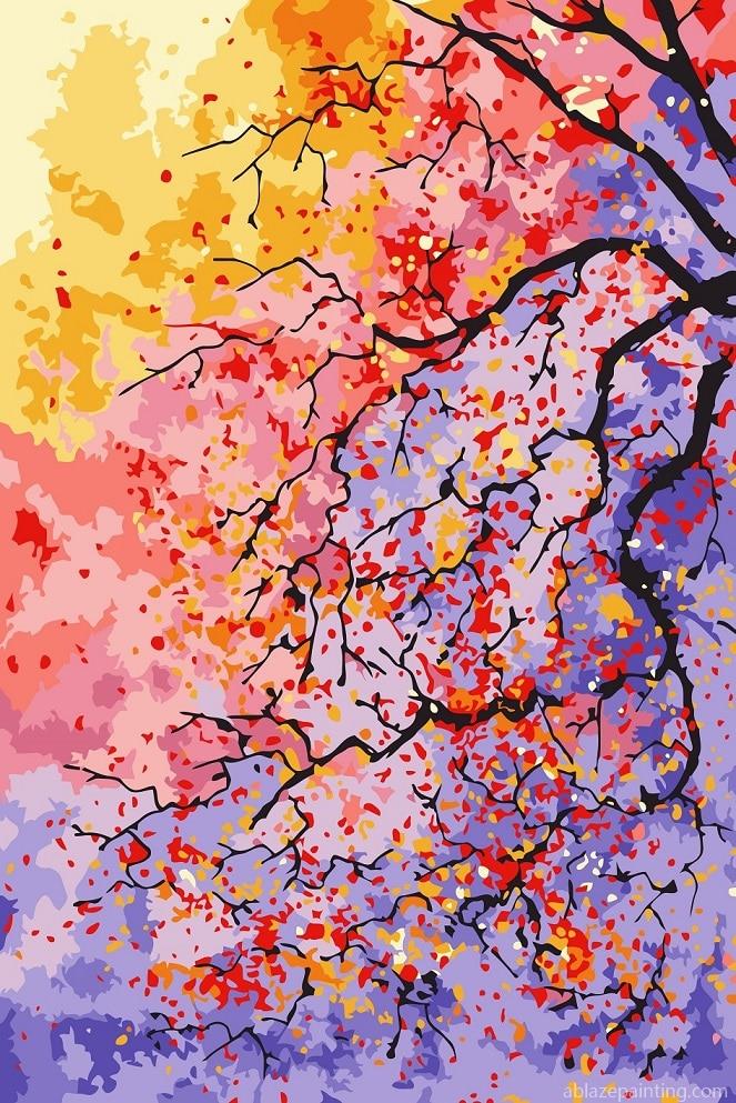 Scenery Of Colorful Trees Landscape Paint By Numbers.jpg