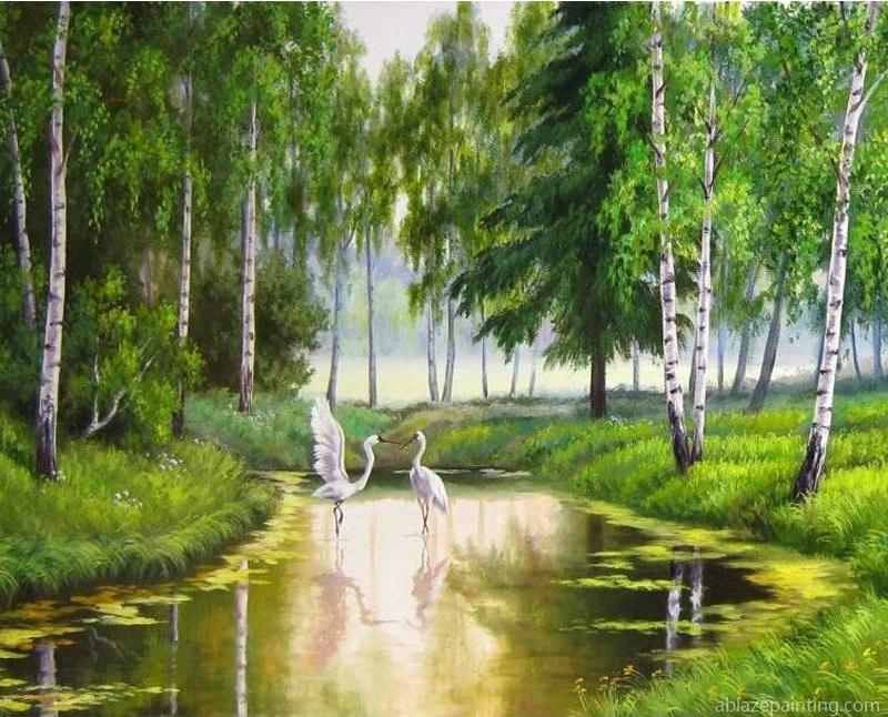 Green Forest River Paint By Numbers.jpg