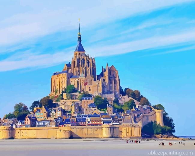 Aesthetic Mont Saint Michel Paint By Numbers.jpg