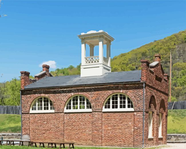 John Brown Fort Hapers Ferry Paint By Numbers.jpg