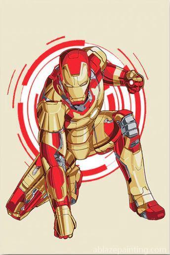 Gold Iron Man Paint By Numbers.jpg