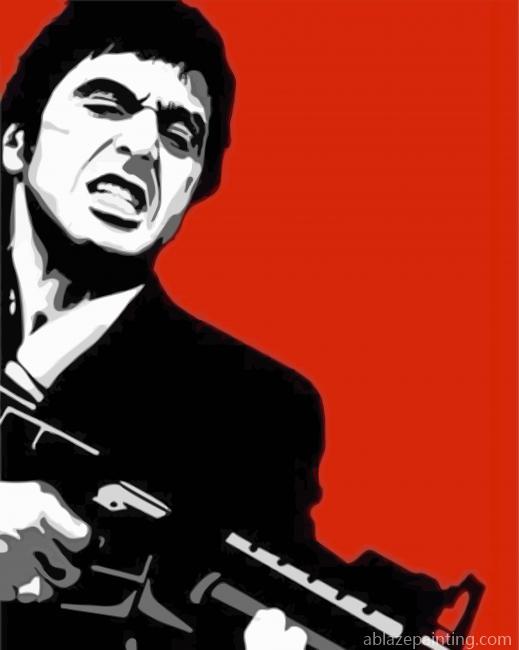 Scarface Illustration Paint By Numbers.jpg