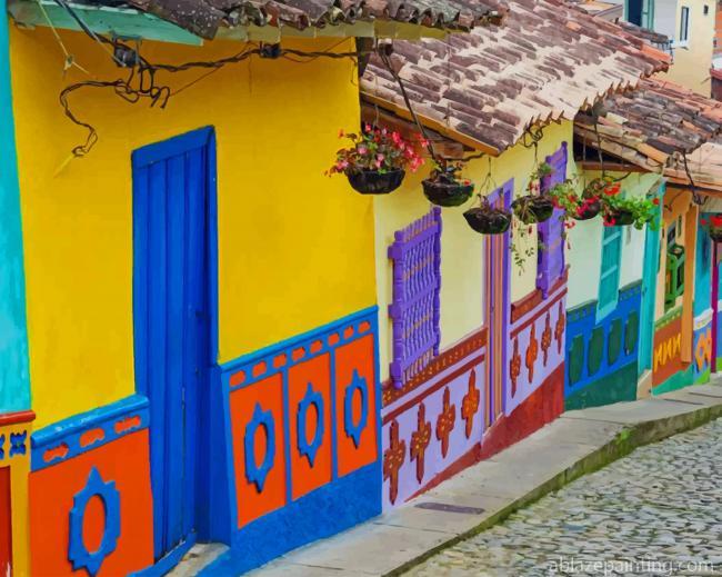 Colombia Little Houses Paint By Numbers.jpg