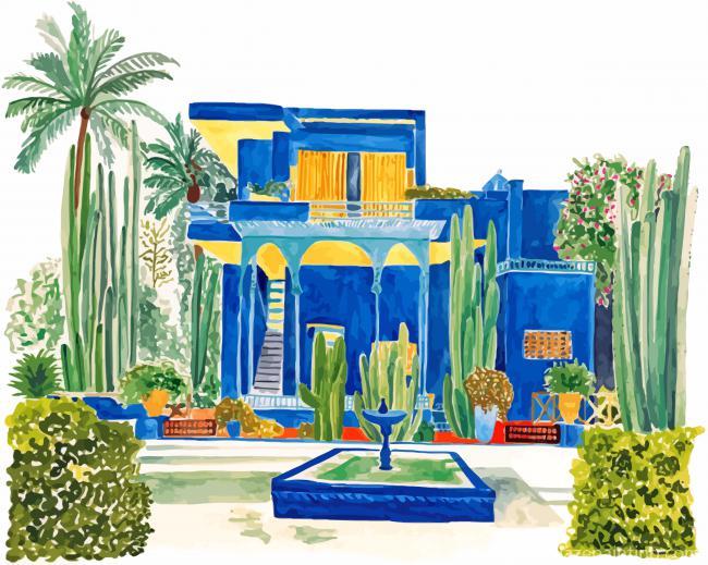 Jardin Majorelle Morocco Paint By Numbers.jpg