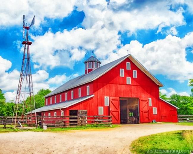 Aesthetic Barn Landscape Paint By Numbers.jpg