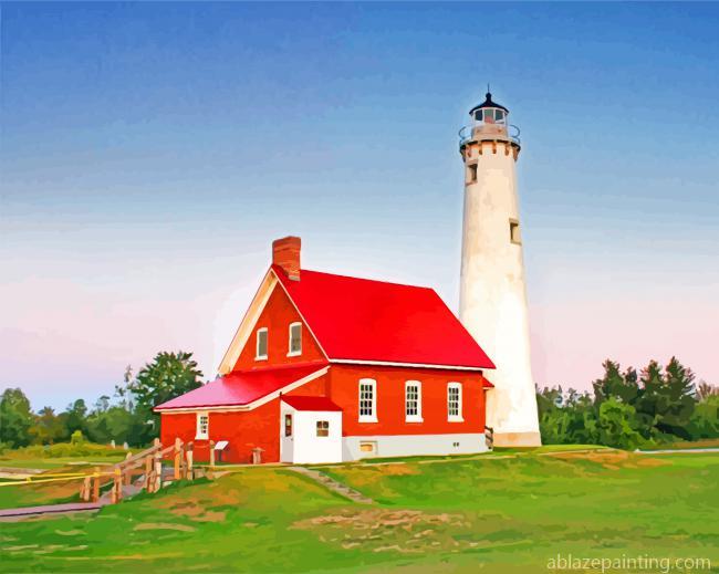 Michigan Tawas Point State Park Paint By Numbers.jpg