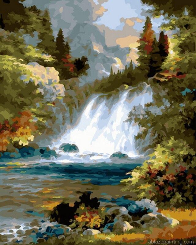 Waterfall Forest Paint By Numbers.jpg