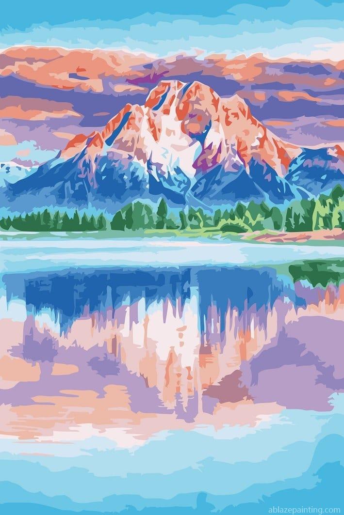 Mirror Mountain Landscape Paint By Numbers.jpg
