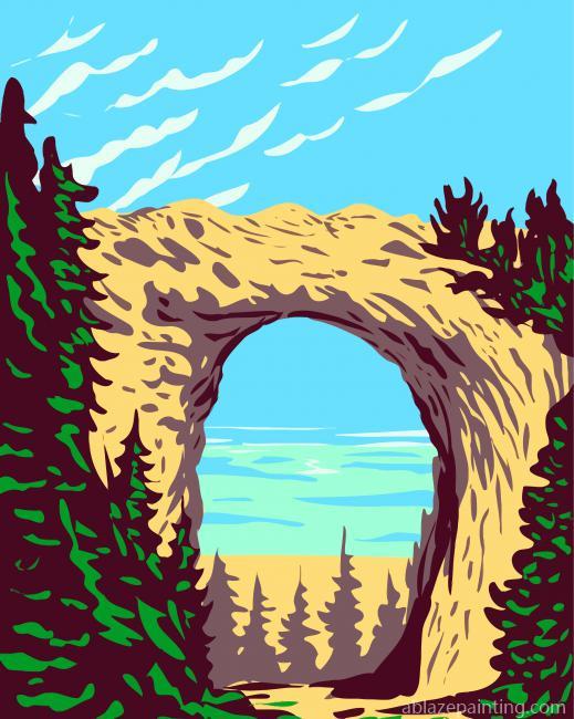 Arch Rock Illustration Paint By Numbers.jpg
