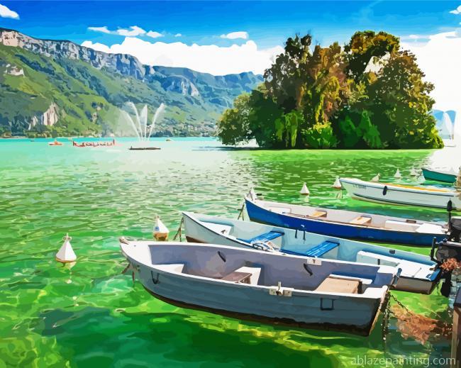 Annecy Lake Landscape Paint By Numbers.jpg