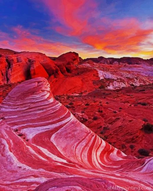 Valley Of Fire State Park Landscapes Paint By Numbers.jpg