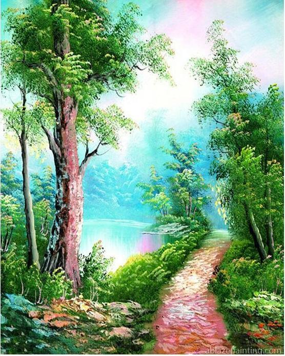 Pathway To Paradise Landscape Paint By Numbers.jpg
